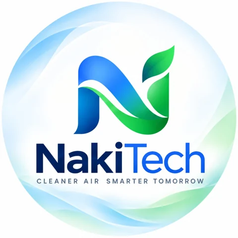 הלוגו העגול המקורי של NakiTech